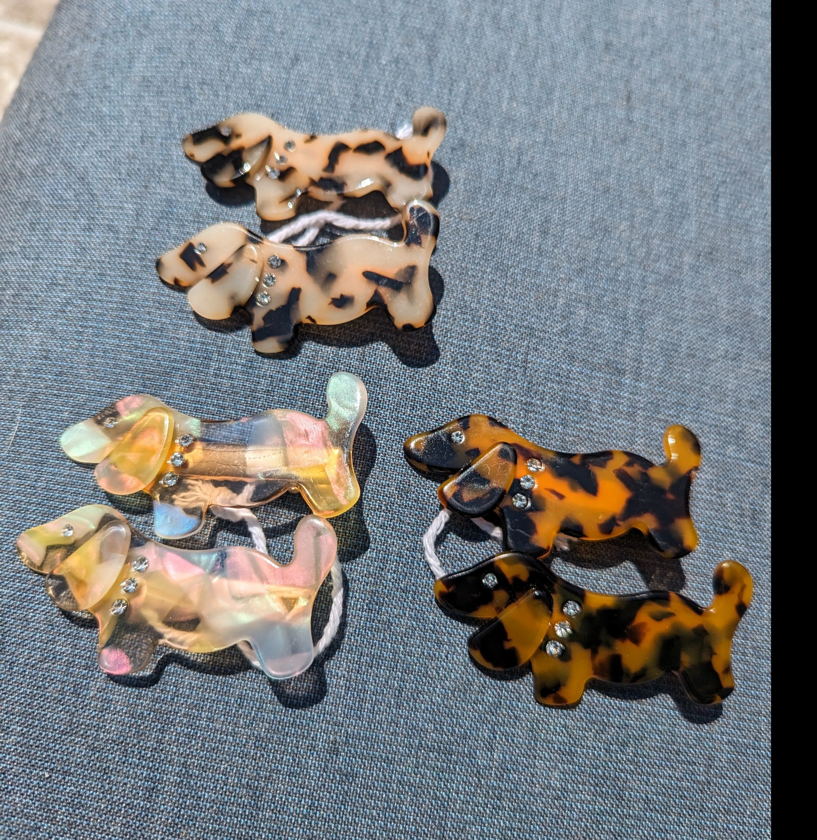 Dog Hair Clip Duo Set - Multiple Colors