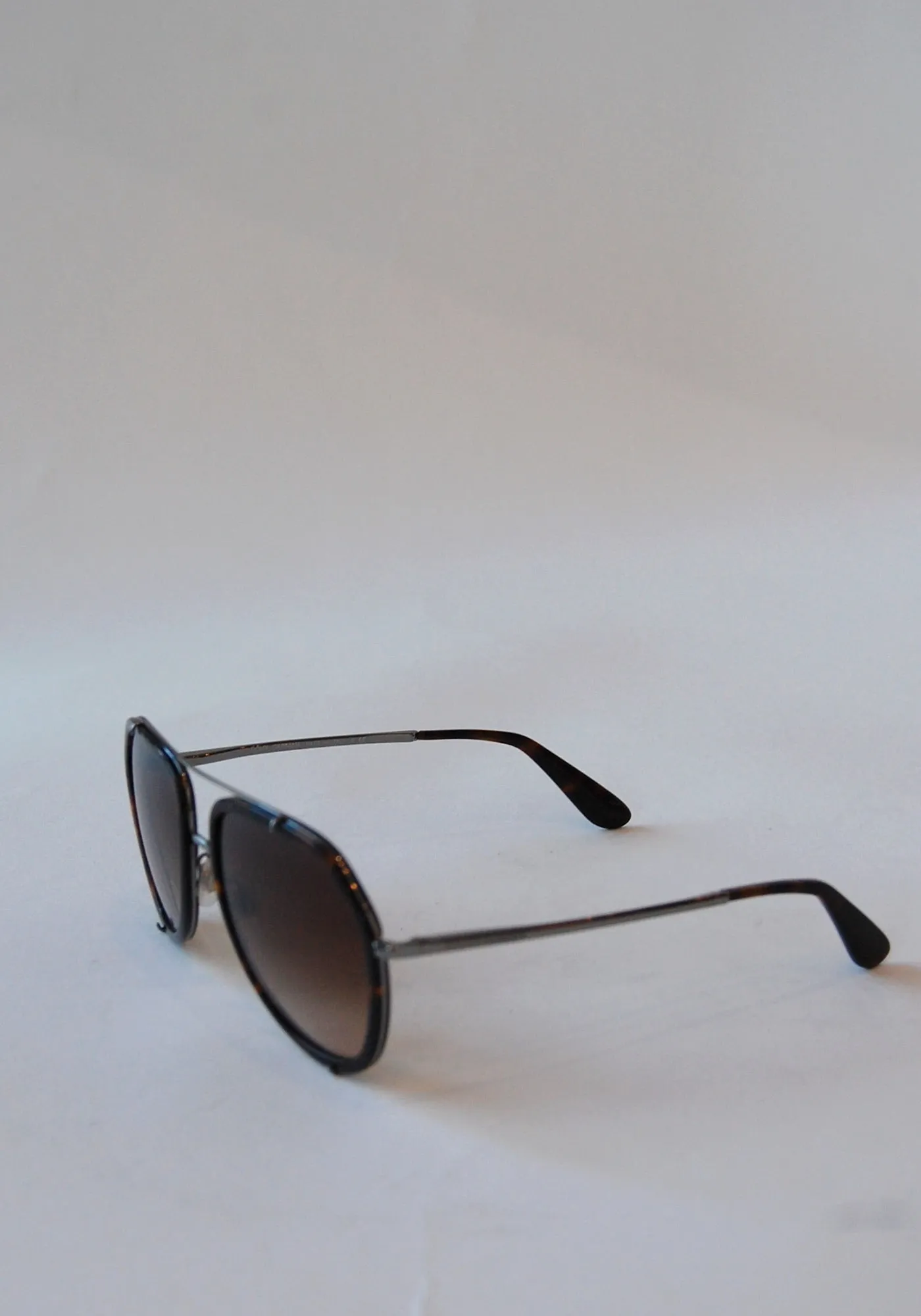 Dolce and Gabbana Tortoise Aviator Sunglasses