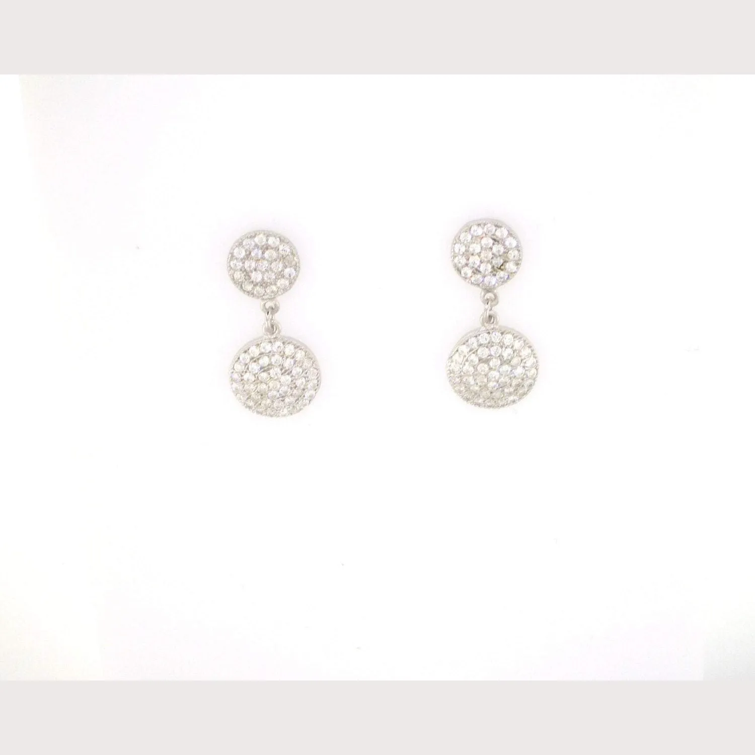 Double Disc Earrings-Yellow Gold