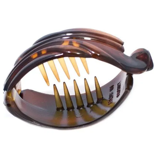 Easy Locking Clincher Snap Lock Ponytail Tortoise Shell