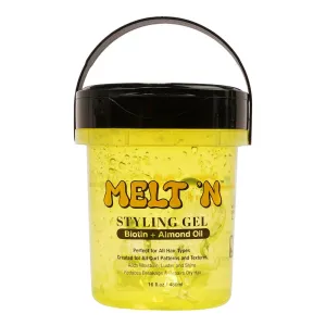 EBIN MELT'N Styling Gel Yellow [Biotin   Almond Oil]