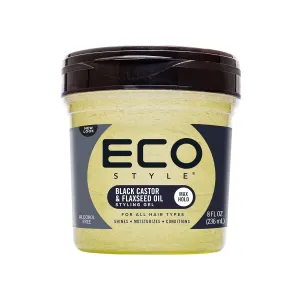Eco Style Gel Black Castor Oil & Flaxseed
