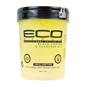 Eco Styler Black Castor & Flaxseed Oil Gel 32 oz