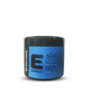 Elegance Triple Action Styling Hair Gel 500ml-Blue