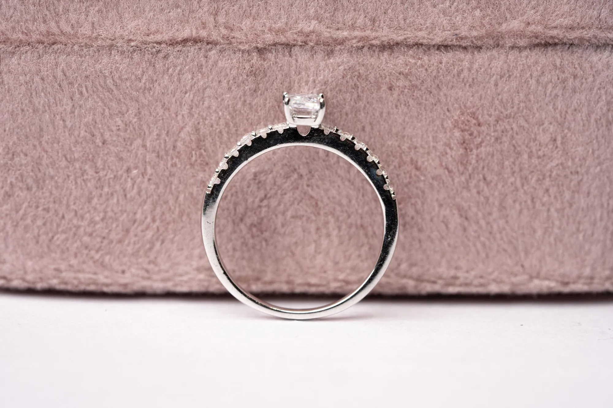 Emerald Cut Diamond Engagement Ring
