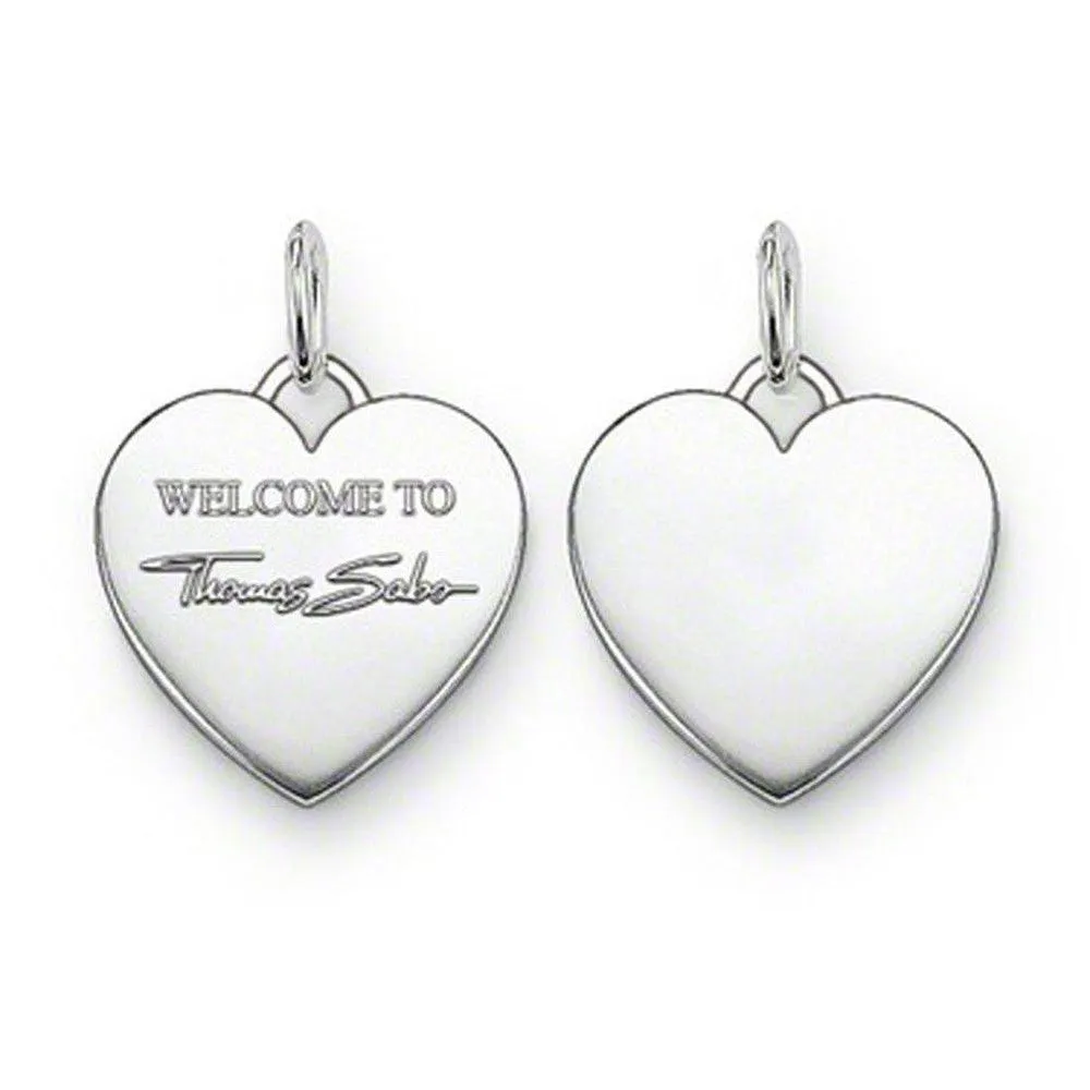 Engravable Heart Pendant