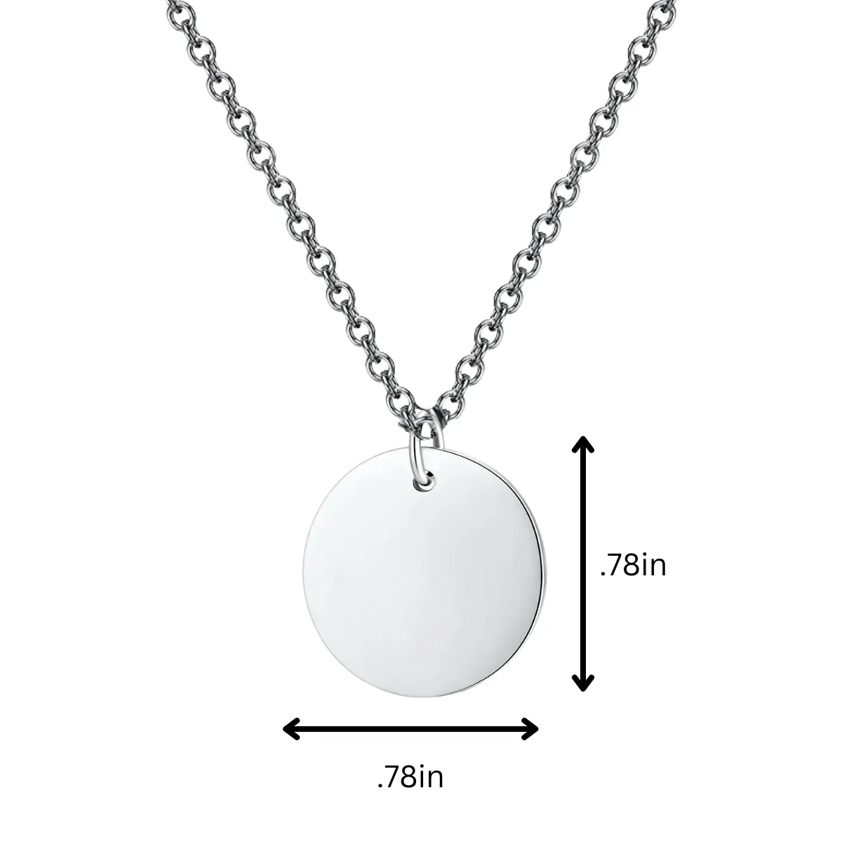 Engraved Cheer Megaphone Necklace