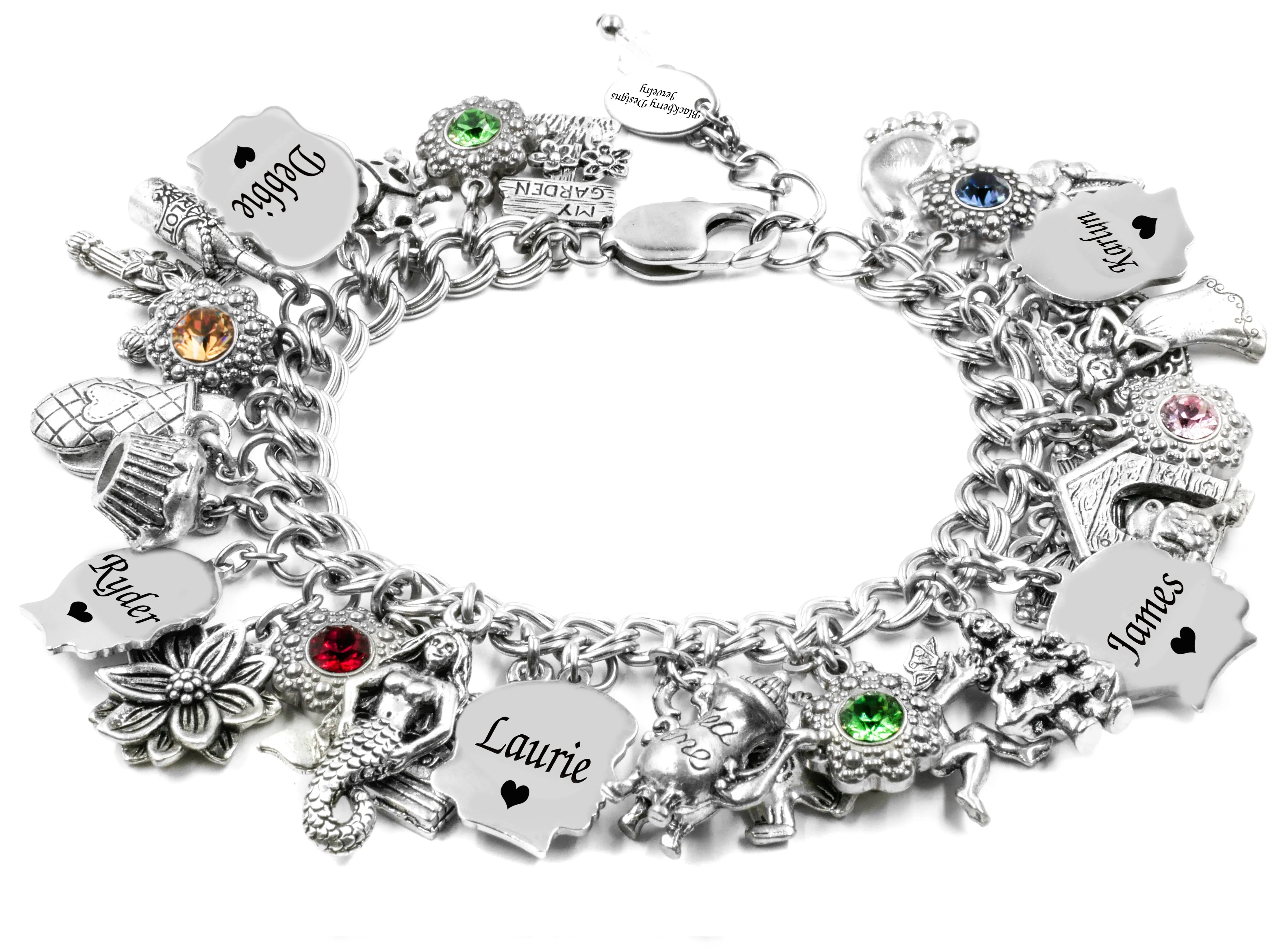 Engraved Family Bracelet with Children's Names