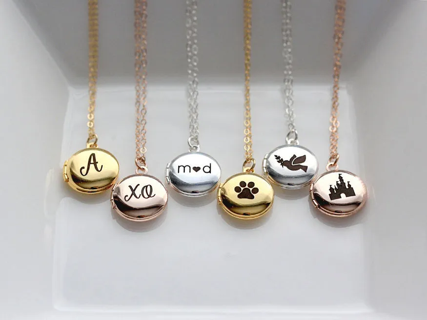 Engraved Mini Lockets
