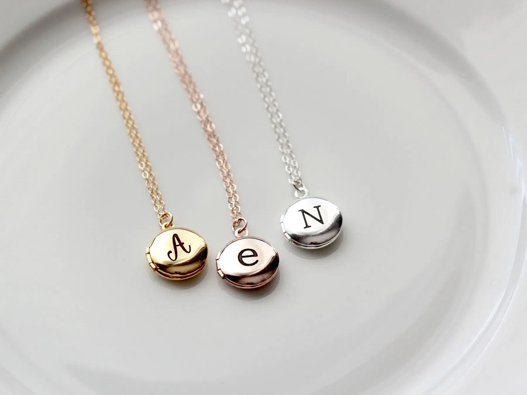 Engraved Mini Lockets
