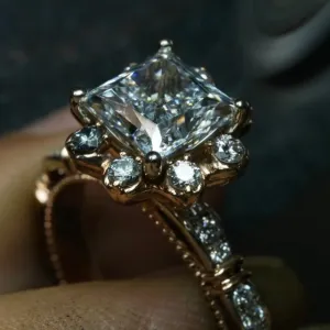 Episode 256 | Custom Handcrafted Princess Cut Engagement Ring