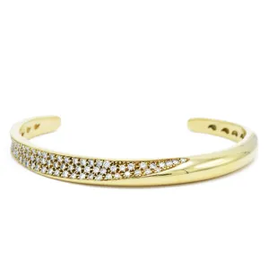 Estate 14KT Yellow Gold Diamond Bangle