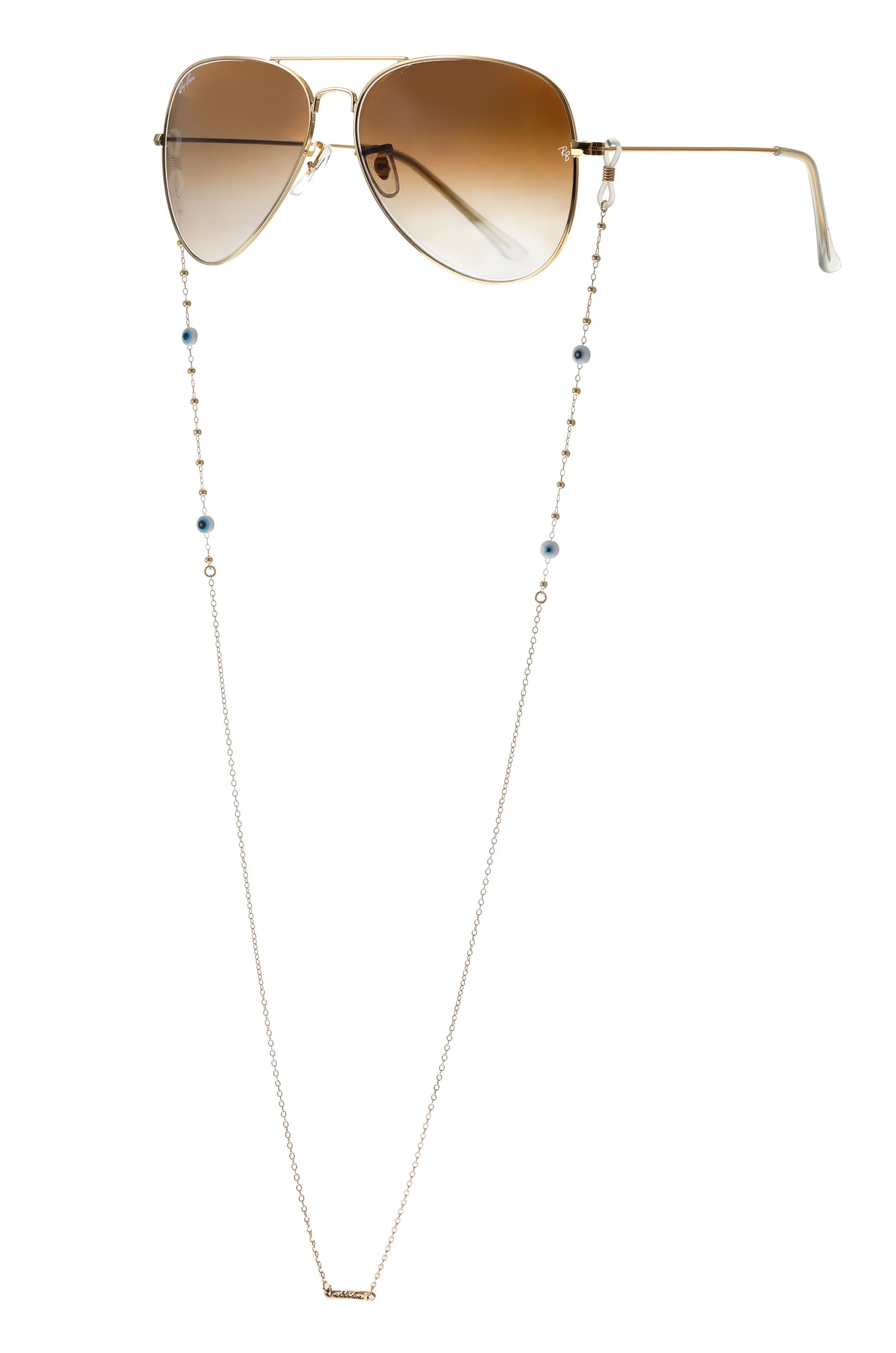 Evil Eye Beaded Eyeglass Chain