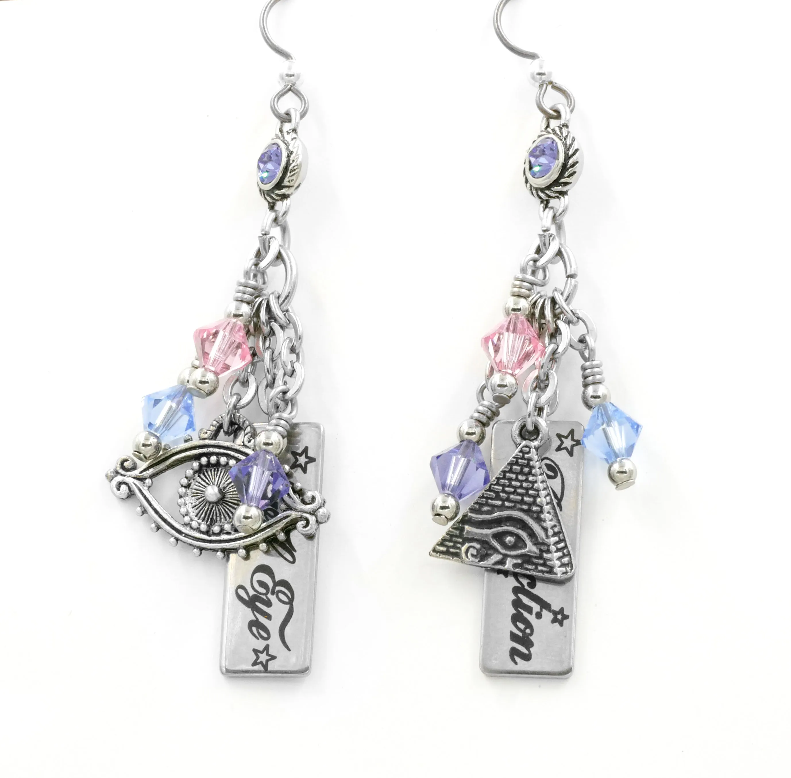Evil Eyes Earrings with Lucky Eye for Protection