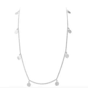 Fairley, Silver Sunshine Charm Necklace
