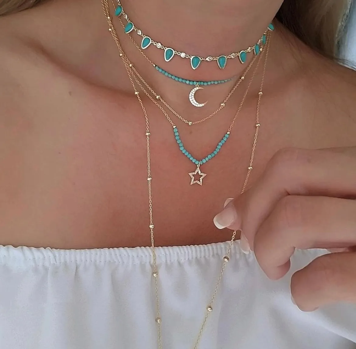 Fancy Turquoise Necklaces