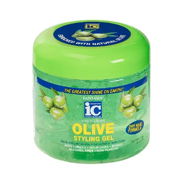 Fantasia IC Hair Polisher Olive Styling Gel 16oz (22)
