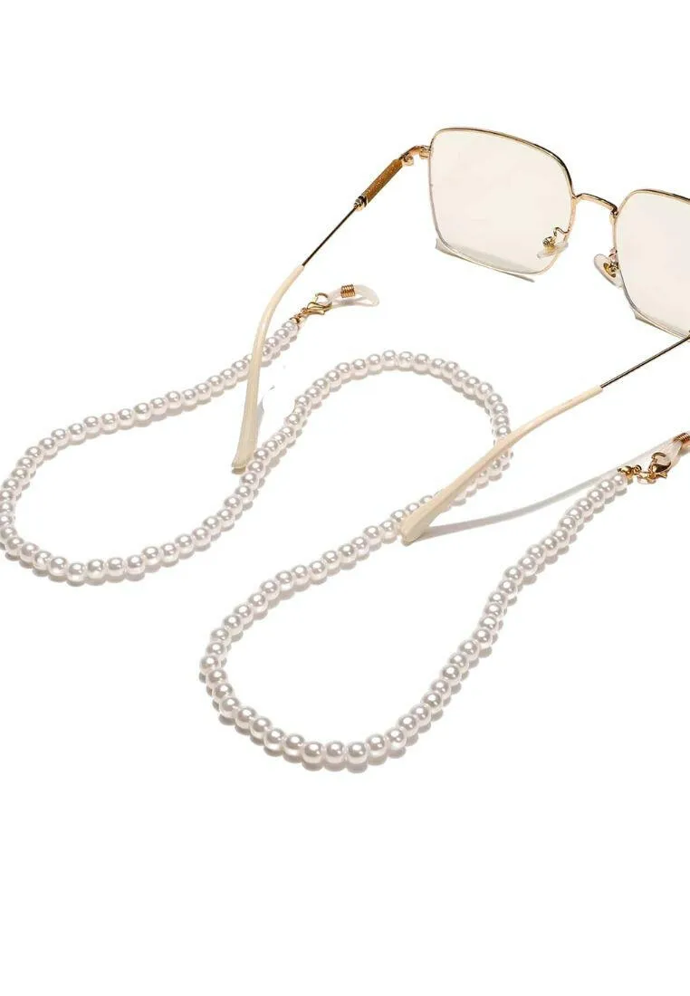 Faux Pearl Beaded Glasses Chain