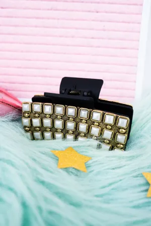 Feeling Special Pearl Goldtone Hair Claw