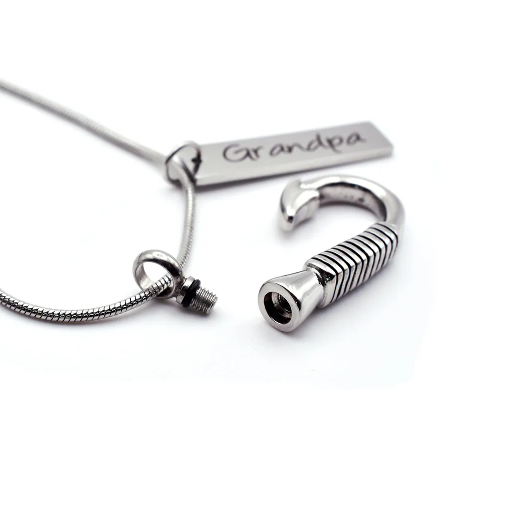 Fishing in Heaven Cremation Jewelry