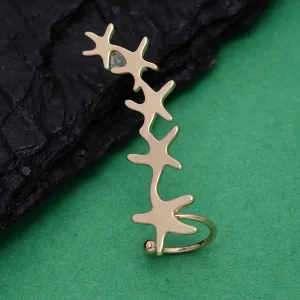 Five-Stars Ear Cuff - 1 Pc