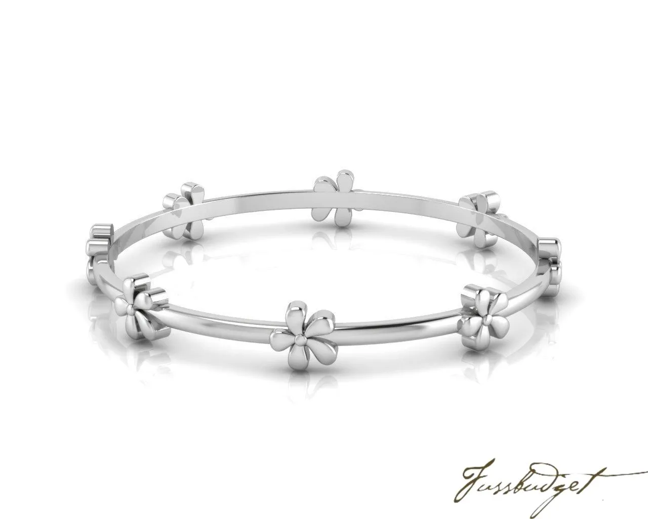 Floret Sterling Silver Baby Bracelet Bangle