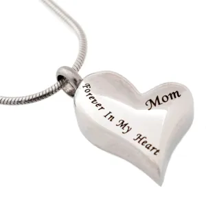 Forever in My Heart Mom Cremation Jewelry
