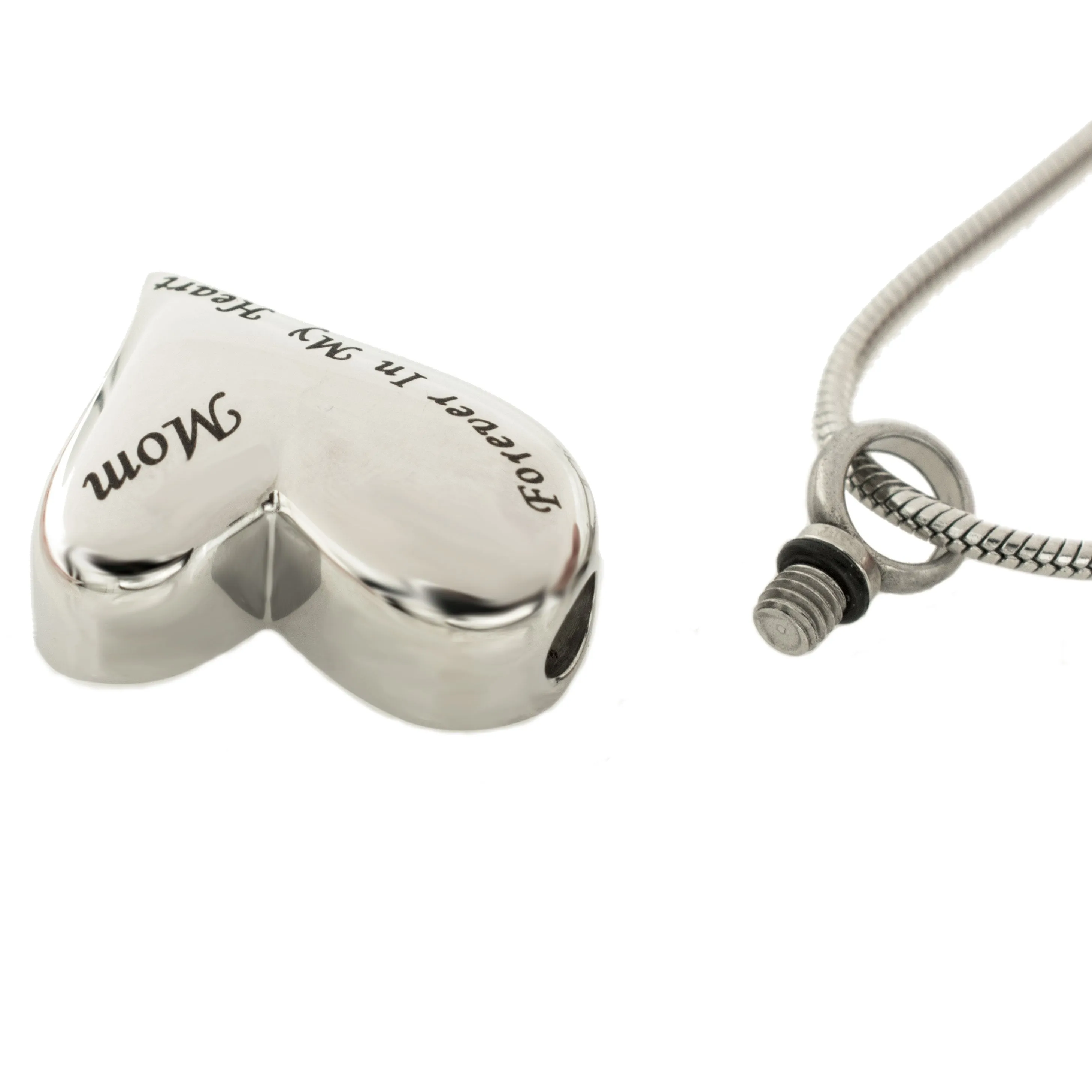 Forever in My Heart Mom Cremation Jewelry
