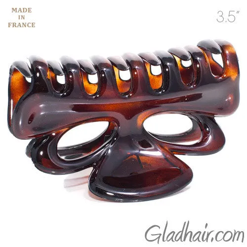 French Medium Tortoise Plastic Maxi Fashion Hair Claw