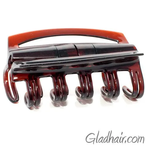 French Patented Cover Rake Plastic Hair Claw