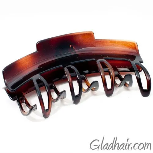 French Patented Design Skip Teeth Plastic Hair Claw