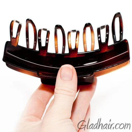 French Patented Design Skip Teeth Plastic Hair Claw
