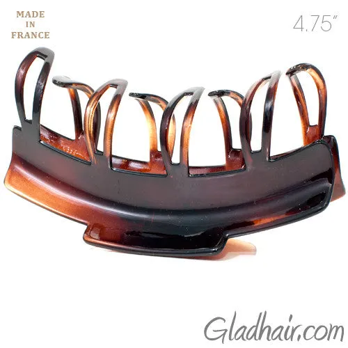 French Patented Design Skip Teeth Plastic Hair Claw