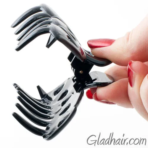 French Plastic Triangles Hair Claw