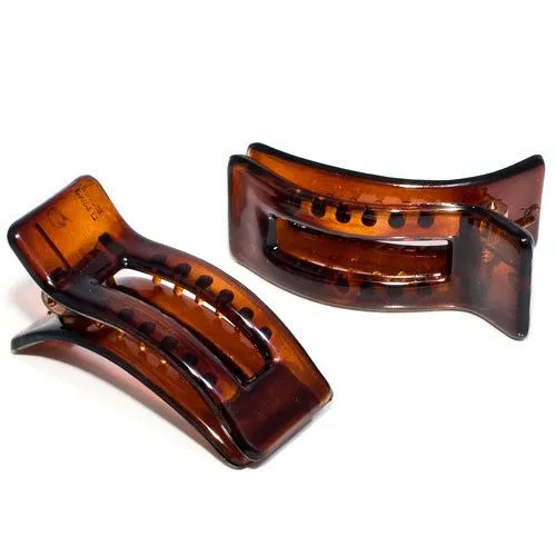 French Small Open Rectangle Tort Crock - Pair