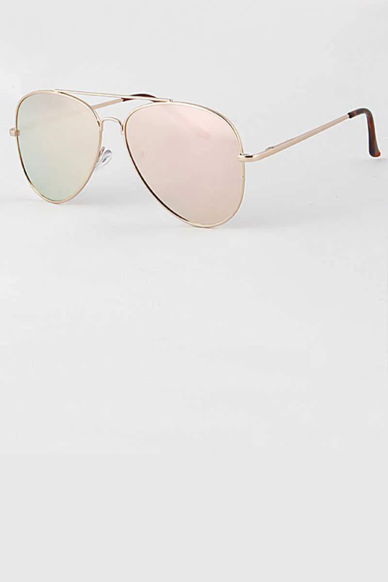 Futures So Bright - Pink Aviator Sunglasses