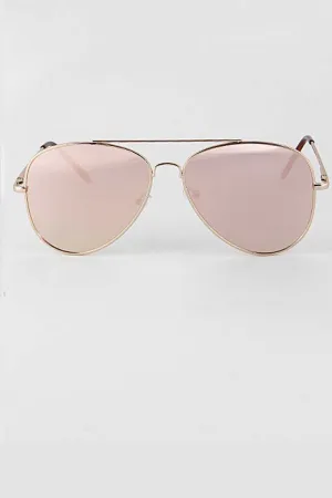 Futures So Bright - Pink Aviator Sunglasses