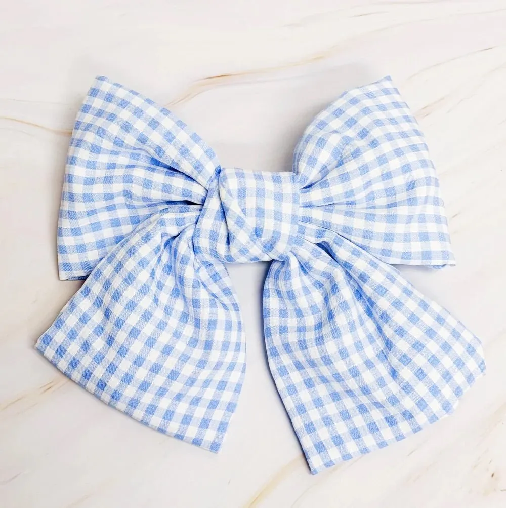 Gingham Bow - 3 COLORS