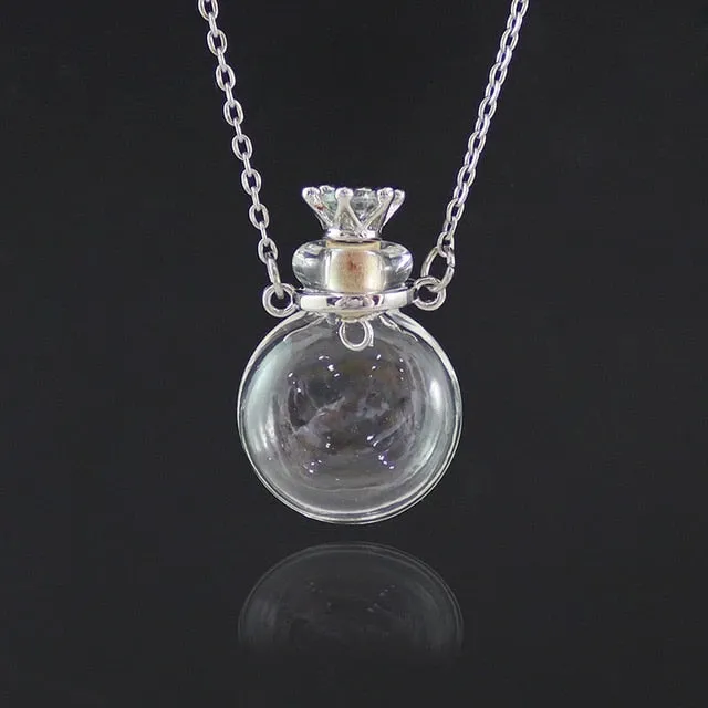 Glass Memorial Urn Pendant