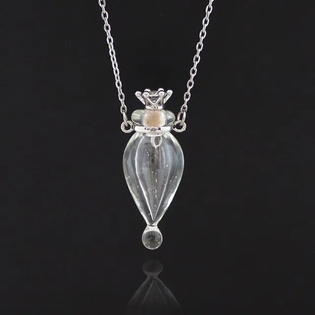Glass Memorial Urn Pendant