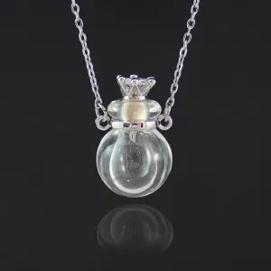 Glass Memorial Urn Pendant