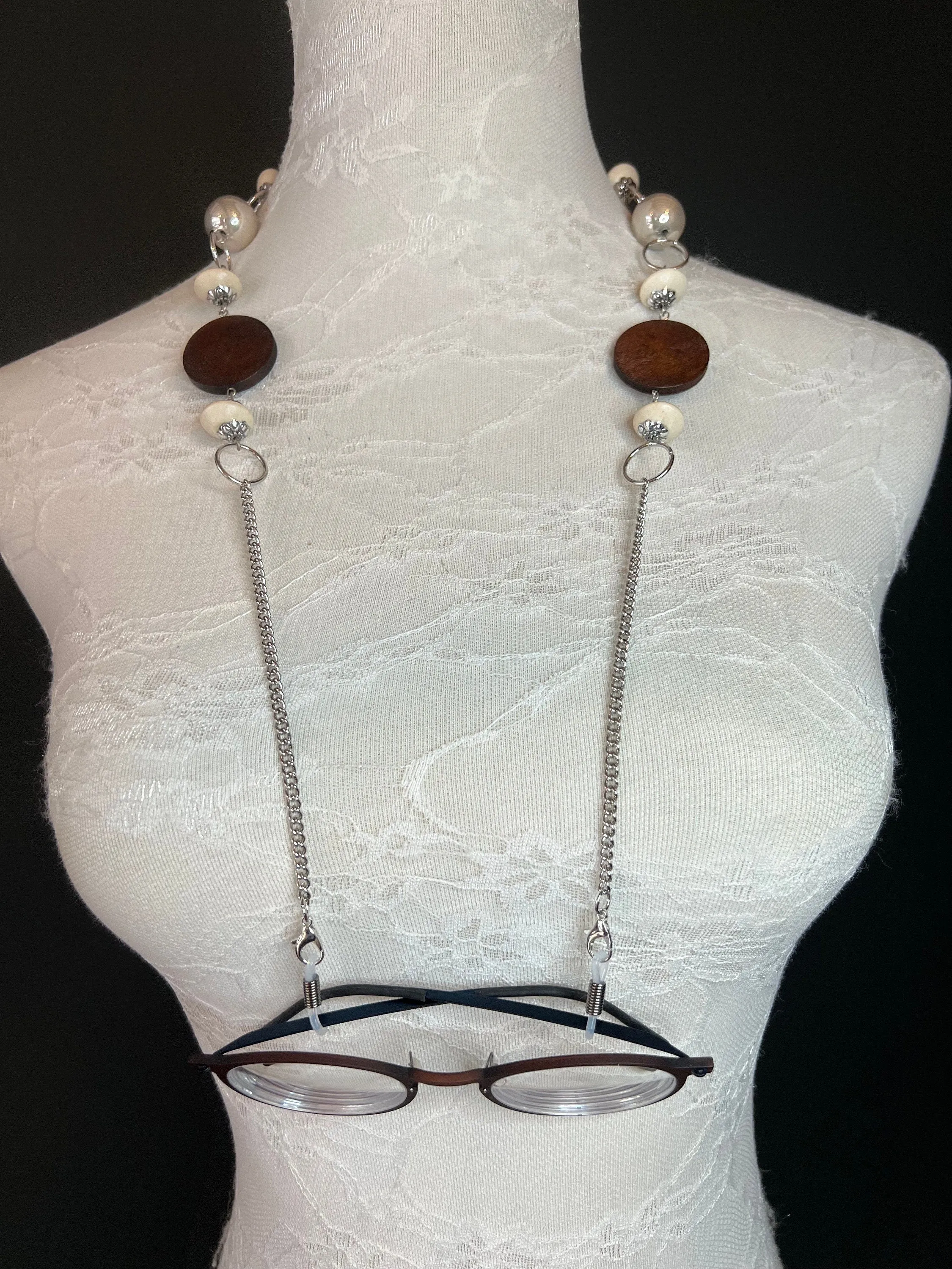 Glasses chain, Spectacles Chain, Beaded glasses chain, silver, gold, men’s, ladies, children’s, handmade