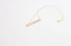 Glory Daze Bar Necklace