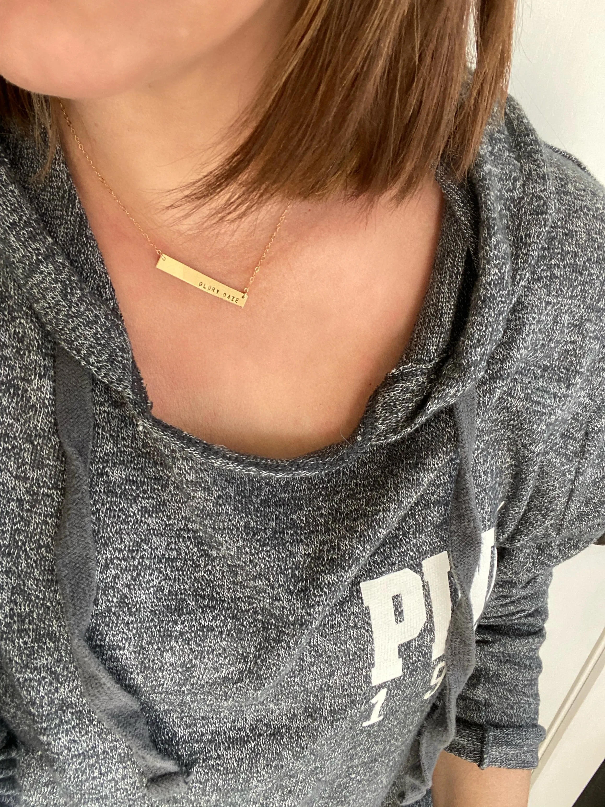 Glory Daze Bar Necklace