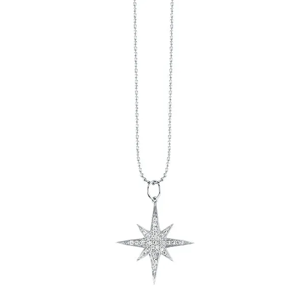 Gold & Diamond Medium Starburst Charm