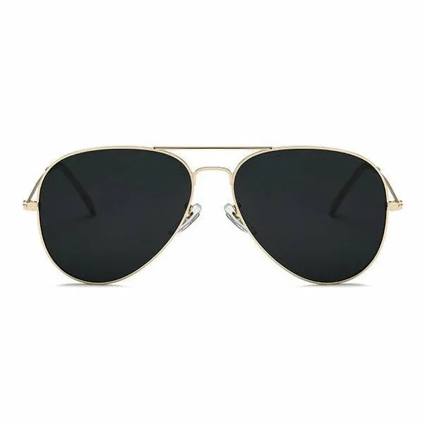 Gold Aviator Sunglasses