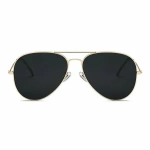 Gold Aviator Sunglasses