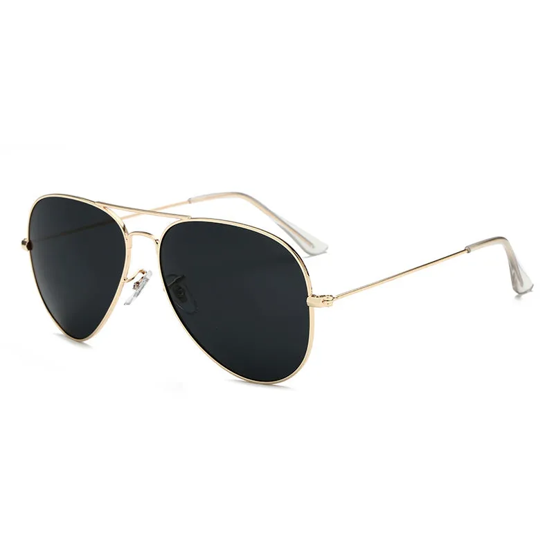 Gold Aviator Sunglasses