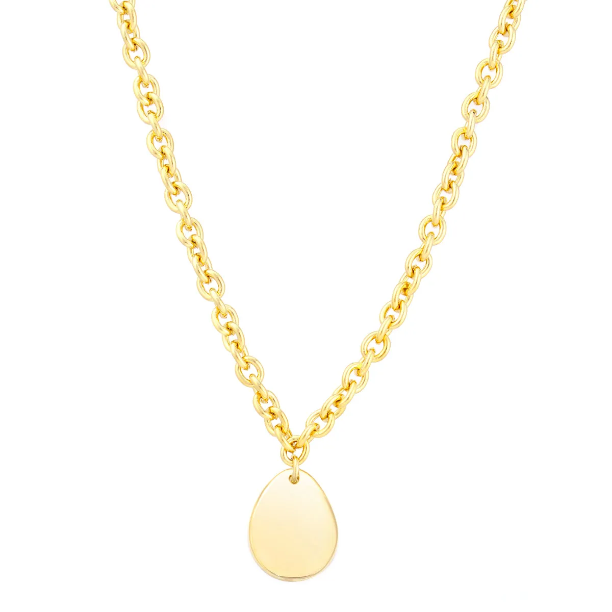 GOLD CHAIN  NECKLACES #SC05522_GLD (LE14)