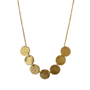 Gold Disc Necklace
